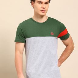 United Colors of Benetton Colorblocked T-shirt-image-95
