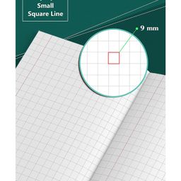 target publication pvt ltd Target Publications Small Square Maths Notebooks Pack of 8 -  76 Pages Each image 5