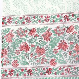 Taavi Floral Printed Pure Cotton Block Print Legacy Kurta with Trousers & Dupatta image 2