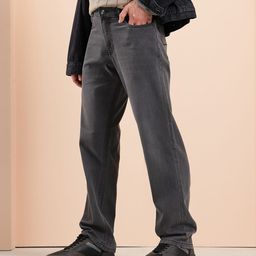 Mast & Harbour Men Straight Fit Mid-Rise Light Fade Stretchable Jeans-image-42
