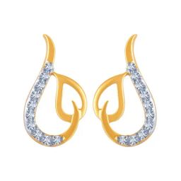 P.C. Chandra Jewellers 18 kt Gold & Diamond Earrings-picture-7