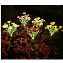 GIGAWATTS 7 Solar Anthems Garden Light BIS Approved Flower Decorative Lamp, GW-ME3043A-N-19