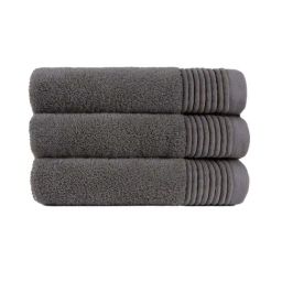 DDECOR Live Beautiful Grey Cotton 520 GSM Bath Towel - Set of 1-image-82