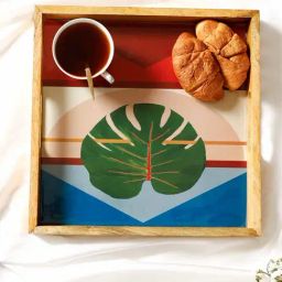 INV Home Multicolor Mango Wood Darwin Tray (Large)-image-105