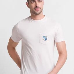 Giordano Cream Slim Fit Crew T-Shirt-image-31