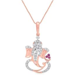 Malabar Gold and Diamonds 18k Rose Gold Pendant for Women-picture-45