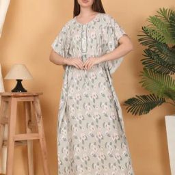 Sweet Dreams Green Floral Printed Gown-31
