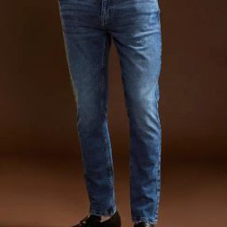 The Bear House Blue Skinny Fit Solid Jeans-image-70