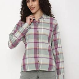American Eagle Outfitters Green Chequered Shirt-image-86