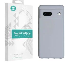 Sprig Liquid Silicone Back Cover for GOOGLE PIXEL 7 (Blue)-image-86