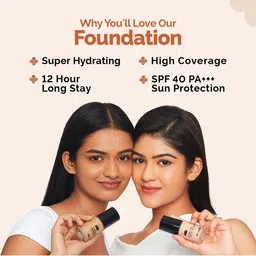 The Derma co. 2% Niacinamide High Coverage Foundation With SPF40 30ml - Cinnamon 07 image 5