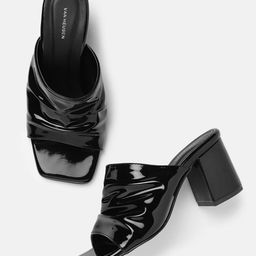 Van Heusen Open Toe Block Heels-4