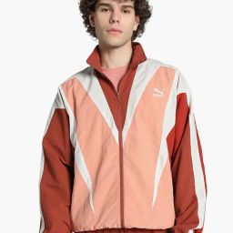 Puma Pink Relaxed fit CLUB DE COURSE Track Jacket-image-92