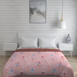 Boutique Living India Grey & Green 160 TC Cotton Iris Gaze Queen Comforter-image-99