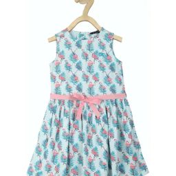 allen solly junior Allen Solly Kids Blue & Pink Printed Frock-picture-41