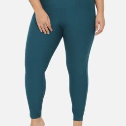Amydus Teal Solid Regular Fit Nylon Casual Jeggings for Women - 394-EMRLD-7 9XL-image-91