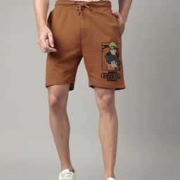 Free Authority Thai Curry Regular Fit Naruto Printed Shorts-picture-43