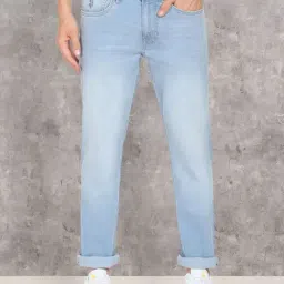 U.S. Polo Assn. Light Blue Cotton Slim Fit Jeans-image-22