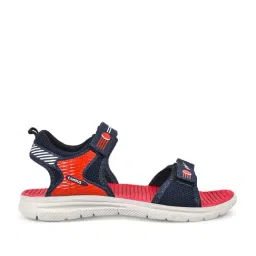 Campus Kids Navy & Red Floater Sandals-image-45