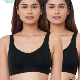 Inner Sense Black Full Coverage Bra - Pack of 2-picture-41
