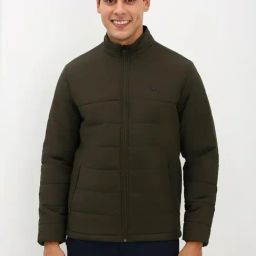 Allen Solly Green Regular Fit Quilted Jacket-picture-25