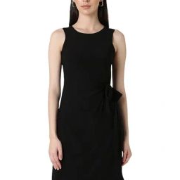 Van Heusen Black A-Line Dress-image-6