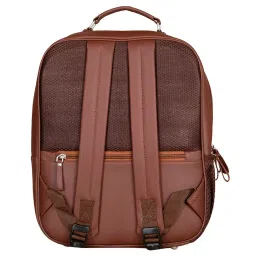 ZOUK 20 Ltrs Brown Medium Laptop Backpack image 3