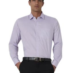 Van Heusen Purple Cotton Regular Fit Shirt-picture-8