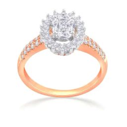Malabar Gold and Diamonds 22k Rose Diamond Ring for Women-image-71