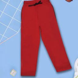 Dollar Boys Red Solid Trousers-image-58
