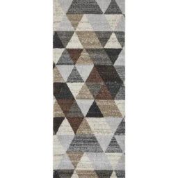 Obsessions Multicolor Polypropylene Geometric Anti-Static Floor Runner image 2
