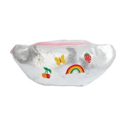 Ginger by Lifestyle Silver Shimmer Waist Bag-image-45