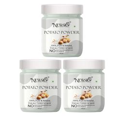 Newsio Set Of 3 100% Pure & Natural Potato Powder- 100 g Each-0