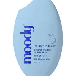 Moody Hyaluronic & Coconut Water 7D Hydro Burst Hybrid Water Sunscreen SPF 50 PA +++ - 50 ml-7