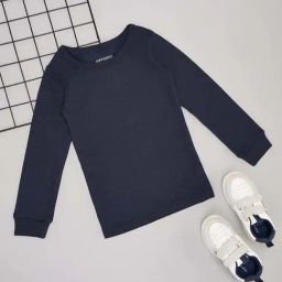 Pantaloons Junior Boys Black Iris Cotton Solid Full Sleeves T-Shirts-image-34