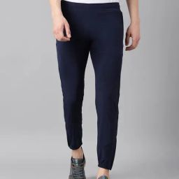 Woods Navy Regular Fit Sports Trackpants-image-75