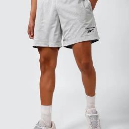 Reebok Grey Regular Fit Texture Sports Shorts-picture-8