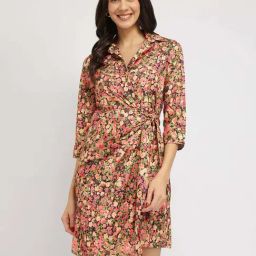 FableStreet Multicolored Printed Casual dress-image-10