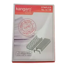 kangaro (Red) Stapler Pin Zinc Coated Silver ‎Alloy Steel for Office, Home & School, No. 10-1 M (Pack of 12 Pcs)-picture-17