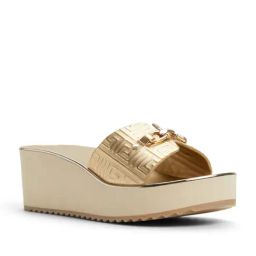 Aldo Women's Gold Casual Wedges-image-23