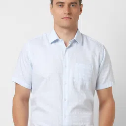 Van Heusen Men Checked Formal Slim Fit Shirt-image-65