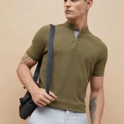 Code By Lifestyle Green Regular Fit T-Shirt-picture-19