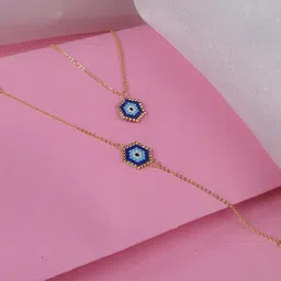 Threads & Beads Bracelet & Necklace Jewellery Set-image-30