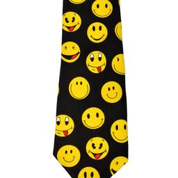 Alvaro Castagnino Black & Yellow Printed Tie-image-95