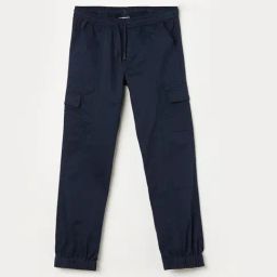 Fame Forever By Lifestyle Boys Navy Cotton Lycra Joggers-image-28