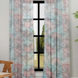Fabindia Standalone Blue Linen Asiko Linen Curtain-image-20