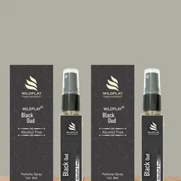 WILDPLAY Set Of 2 Black Oud Alcohol Free Perfume - 8 ml Each-48