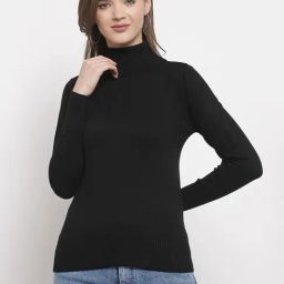 Mafadeny Black Regular Fit Pullover-image-38