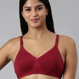 BLOSSOM Maroon Full Coverage T-Shirt Bra-21