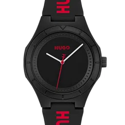 HUGO Men Lit for Him Analogue Watch 1530343-Black-picture-5